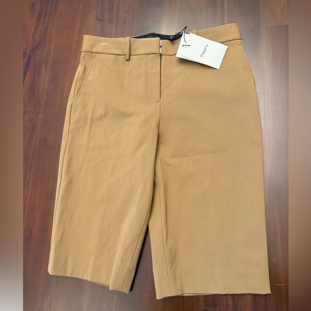 NWT Theory Palmer City Walking Shorts (10) - Picture 2 of 5